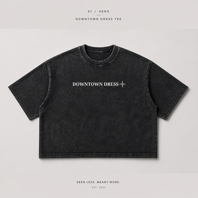 T-Shirt Boxy Fit SEEN LESS. MEANT MORE.